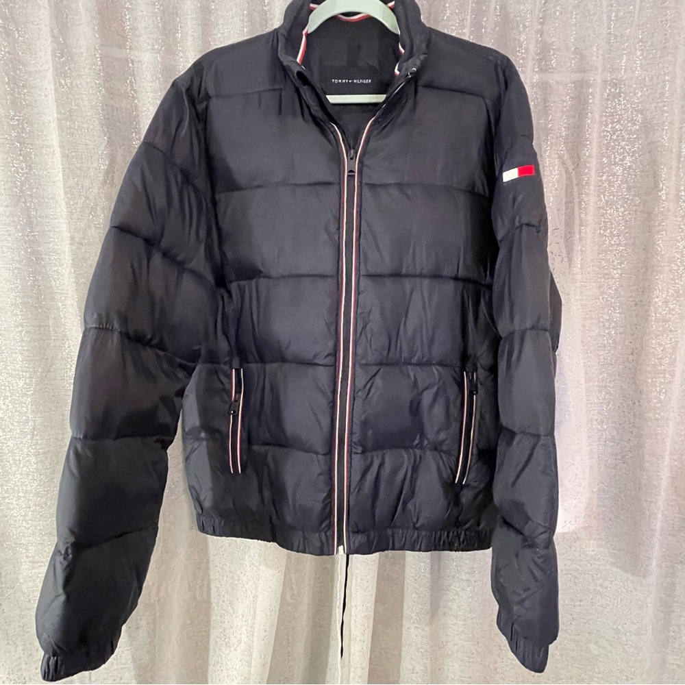 Tommy Hilfiger Winter Men's Navy Blue Puffer Jacket Coat Size L